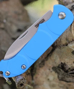 Ontario Knife Co. Traveler 8901BLU, 2.25" Stainless Steel Satin Plain Blade, Blue Plastic Handle 5 Ontario Knife Co. Traveler 8901BLU, 2.25" Stainless Steel Satin Plain Blade, Blue Plastic Handle -Buck Knives Sales ON8901BLU.2 36982.1626899679