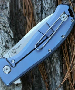 PMP Knives Big Boy Flipper - Blue Ti (3.65" 14C28N Satin) PMP023 -Buck Knives Sales PMP023.2 70021.1641314825