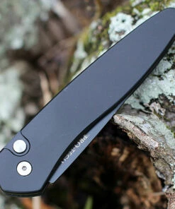 Pro-Tech Newport Automatic - Black Alum (3" S35VN Blk) 3407 -Buck Knives Sales PT3407.3 63203.1643743575