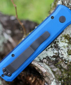 Pro-Tech Godson Automatic - Blue Alum (3.1" 154CM DLC Blk) 721-BLUE -Buck Knives Sales PT721 BLUE.2 54283.1643745156