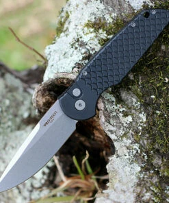 Pro-Tech TR-3 X1 Automatic Blk Fish Scale Alum (3.5" 154CM SW) TR-3 X1 SW