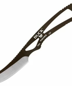 Buck Knives Buck 135BRS PakLite Caper, 2.50" 420HC Plain Blade, Plum Brown Cerakote 420HC Handle, Black Polyester Sheath