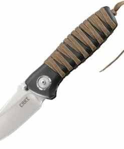 CRKT Parascale Deadbolt Lock CR6235, 3.191" D2 Plain Blade, Glass Reinforced Nylon Handle