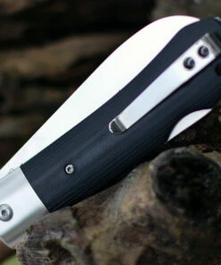 QSP Knife Worker Lockback QS128A, 3.5" Bohler N690 Satin Sheepsfoot Blade, Black G10 Handle -Buck Knives Sales QS128A.2 12153.1603814636