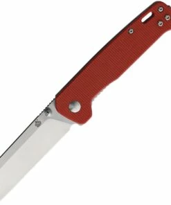 QSP Knife QSP Penguin Red Micarta (3" D2 Two-Tone Satin) QS130-D