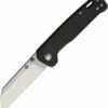 QSP Knife QSP Penguin Black CF (3" D2 Two-Tone Satin) QS130-E