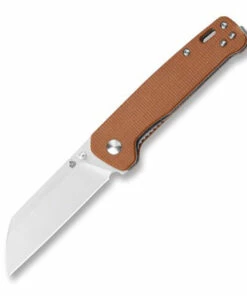 QSP Knife QSP Penguin Tan Micarta (3" D2 Two-Tone Satin) QS130-J