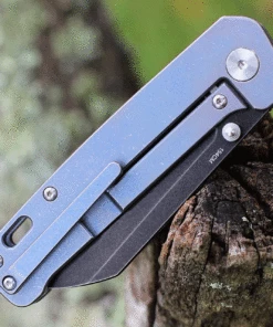 QSP Knife QSP Penguin Frame Lock - Blue SW Ti (3" 154CM Blk SW) QS130-S -Buck Knives Sales QS130S.3 60672.1631814742