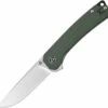 QSP Knife QSP Osprey - Green Micarta (3.25"14C28N Satin) QS139-C