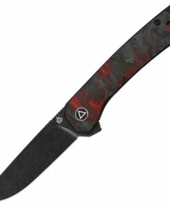 QSP Knife QSP Osprey - G10/CF Red (3.25"14C28N Black) QS139-F2