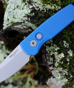 Pro-Tech Runt 5 Automatic - Textured Blue (1.9" 20CV SW Reverse Tanto) R5205-BLUE