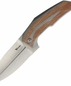 Reate Knives T4000 - Brown Micarta (4" Satin) REA069