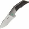Reate Knives T3000 Framelock REA093, 3.0" M390 Satin Tanto Blade, Titanium w/Carbon Fiber Inlays