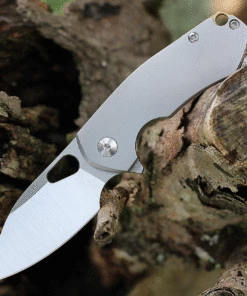 GiantMouse ACE Riv Flipper Elmax Stonewashed Titanium Handle