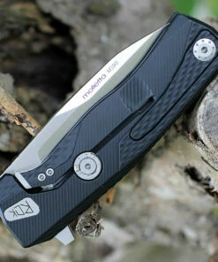 LionSteel ROK Aluminum-Black ROKABS, 3.27" M390 Stain Blade, Aluminum Handle 6 LionSteel ROK Aluminum-Black ROKABS, 3.27" M390 Stain Blade, Aluminum Handle -Buck Knives Sales ROKABS.4 97878.1590077035