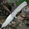 LionSTEEL ROK - Gray Sculpted Titanium (3.25" M390 Satin) ROKG