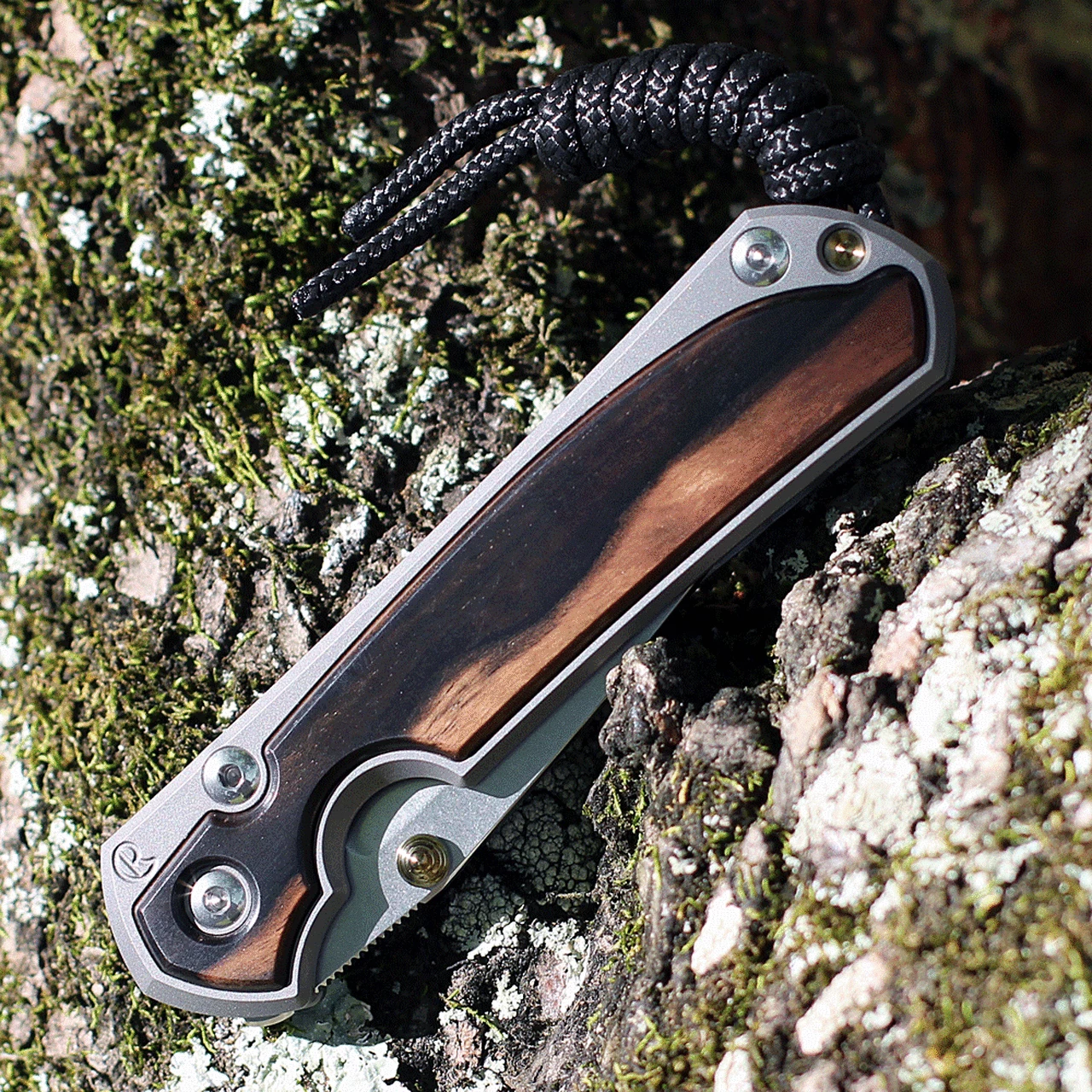 Chris Reeve Small Sebenza 31 - Matt-Blasted Ti w/ Macassar Ebony (3 " CPM S45VN SW ) S31-1116 3 Chris Reeve Small Sebenza 31 - Matt-Blasted Ti w/ Macassar Ebony (3 " CPM S45VN SW ) S31-1116 - Image 3