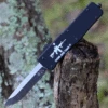 Templar Knife Co. Templar Premium Lightweight Small OTF -Alum. Blk CATI (3" D2 Blk Drop Point) SA-AR15-32-1