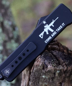 Templar Knife Co. Templar Premium Lightweight Small OTF -Alum. Blk CATI (3" D2 Blk Tanto) SA-AR15-22-1 -Buck Knives Sales SAART15 33133.1634832787