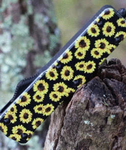 Templar Knife Co. Templar Premium Lightweight Small OTF -Alum. Sunflower (3" D2 Blk Tanto) SA-SUN-22-1 -Buck Knives Sales SASUN.1 85619.1634828102