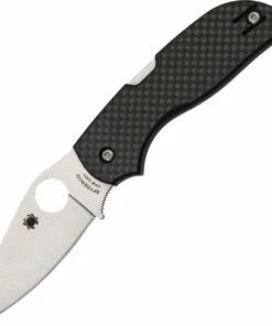 Spyderco Knives Spyderco Chaparral CF C152CFP, 2.812" CTS XHP Plain Blade, Carbon Fiber/G-10 Laminate Handle