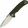 Spartan Blades Astor Folding Knife SFBL8GR, 3.6" CTS-XHP Stonewashed Plain Blade, Green G-10 Handle