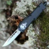 Templar Knife Co. Templar Knife Small OTF Fallen S-FL-33-2, 2.75" 440C Satin Drop Point Blade, Aluminum Zinc Handle