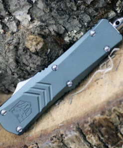 CobraTec Gray FS-X OTF Knife CTKSGRYFS-XSDS, 2.75" D2 Steel Drop Point Part Serrated Blade, Gray Aluminum Handle 7 CobraTec Gray FS-X OTF Knife CTKSGRYFS-XSDS, 2.75" D2 Steel Drop Point Part Serrated Blade, Gray Aluminum Handle -Buck Knives Sales SGYFS XSDS.3 55072.1611264984