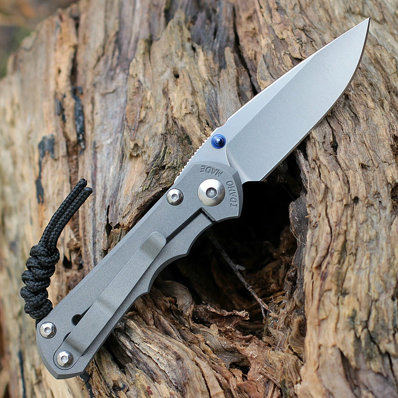 Chris Reeve Small Inkosi, 2.75" CPM S45VN Stonewashed Drop Point Blade (SIN-1000) 2 Chris Reeve Small Inkosi, 2.75" CPM S45VN Stonewashed Drop Point Blade (SIN-1000) - Image 2