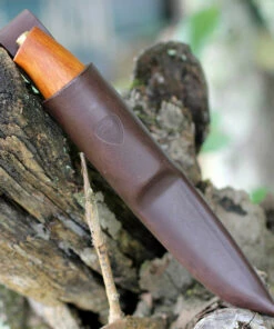 Helle 83 Skog, 3" Helle Triple Laminated Steel Plain Blade, Beechwood Handle -Buck Knives Sales SKOG.2 90003.1591197159