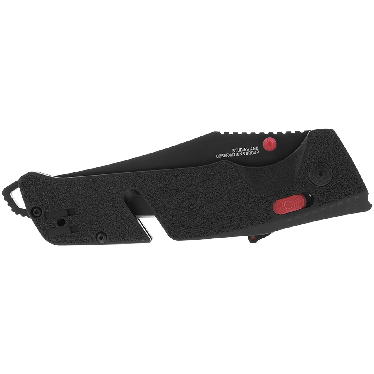 SOG 11120157 Trident MK3 AT-XR 3.75 " D2 Black Plain Edge, Red and Black GRN Handles 6 SOG 11120157 Trident MK3 AT-XR 3.75 " D2 Black Plain Edge, Red and Black GRN Handles - Image 6