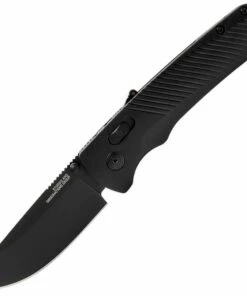 Sog Flash 11180157 MK3 AT-XR 3.45" D2 Plain Edge, Blackout GRN Handles