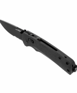 SOG Flash 11180257 MK3 AT-XR 3.45" Partially Serrated Edge, Blackout GRN Handles -Buck Knives Sales SOG11180257.1 77284.1589920681