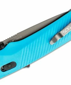 SOG 11180457 Flash MK3 AT-XR 3.45" D2 Partially Serrated Edge, Civic Cyan GRN Handles -Buck Knives Sales SOG11180457.1 28469.1589925182