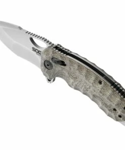 SOG Kiku XR Folding Knife 3.03" CTS XHP Satin Blade, Natural Linen Micarta Handles -Buck Knives Sales SOG12270157..3 99290.1588793515