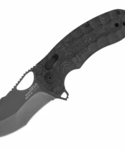 SOG Kiku LTE XR 12-27-04-57, 3.03" CTS-XHP Stainless Steel Black Plain Blade, Black Micarta Handles