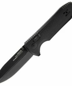 SOG Pentagon XR - Blackout 12-61-01-41 , 3.6" CTS-XHP Black Spear Point Plain Blade, Black G-10 Handle