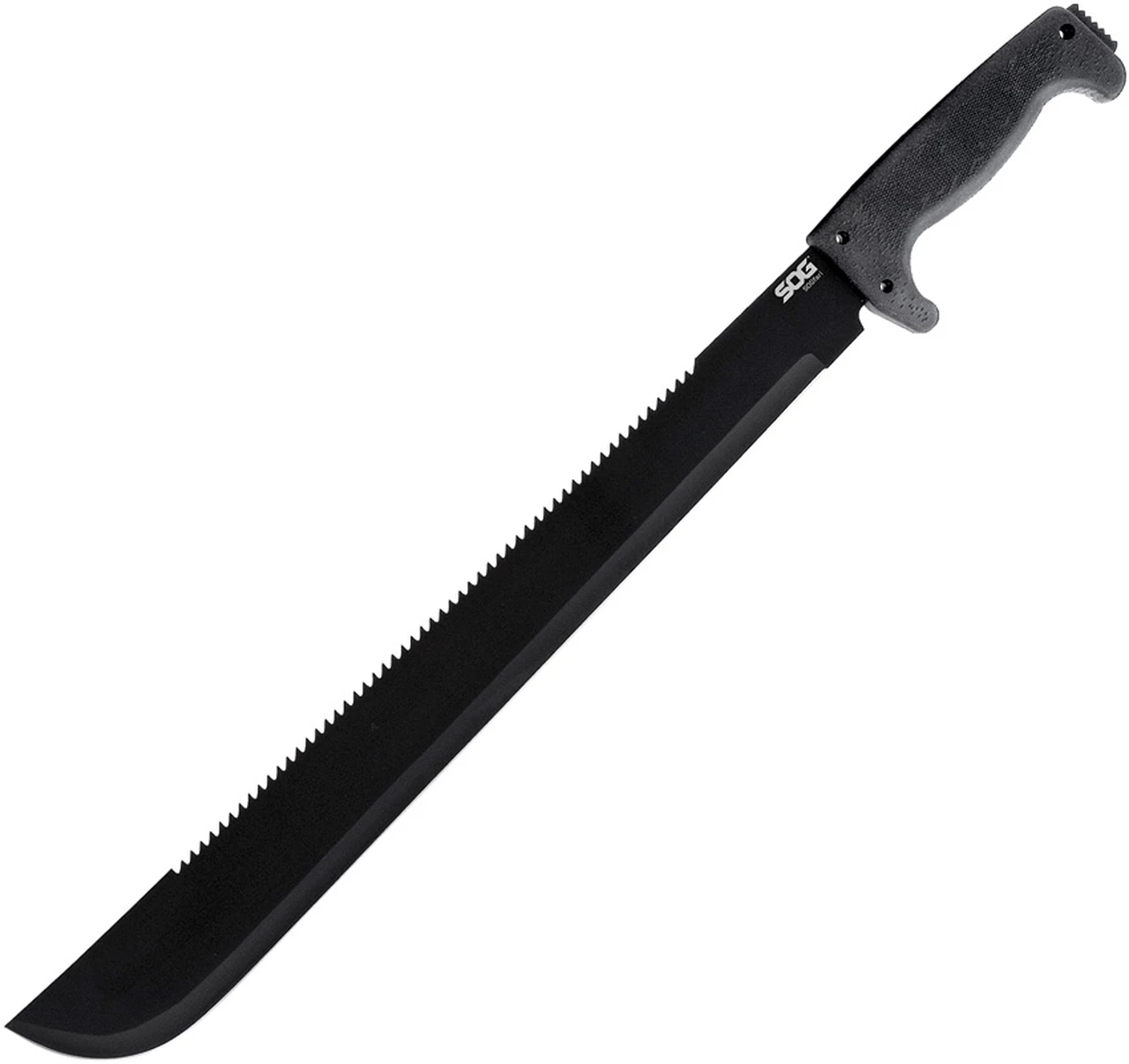 SOG SOGfari Machete Krato Black (18" 3Cr13 Straight) MC02-N 1 SOG SOGfari Machete Krato Black (18" 3Cr13 Straight) MC02-N