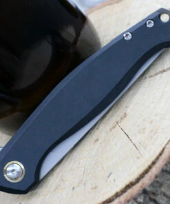 GiantMouse ACE Sonoma Frame Lock Knife, 3.3" Stonewash M390 Drop Point Blade, Black PVD Titanium Handle -Buck Knives Sales SONOMA TI PVD.4 41259.1611763160