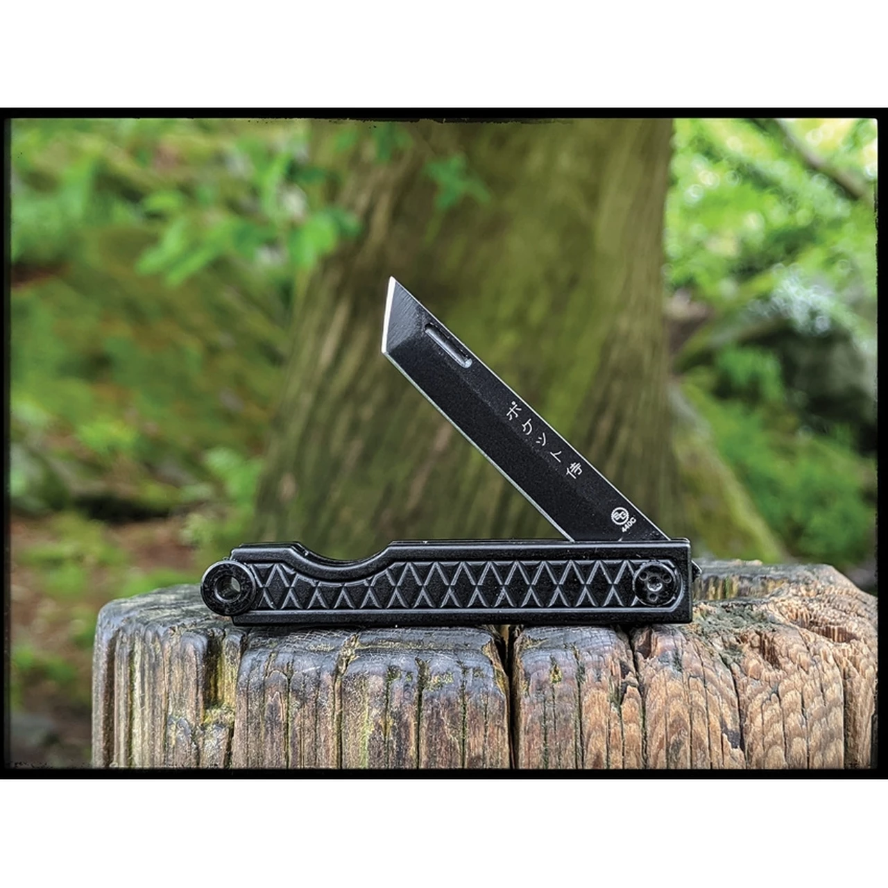 StatGear Pocket Samurai Folding Knife STAT116, 2.1" 44OC Satin Plain Blade, Black Aluminum Handle 2 StatGear Pocket Samurai Folding Knife STAT116, 2.1" 44OC Satin Plain Blade, Black Aluminum Handle - Image 2