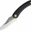 Svord Knives Svord Amerikiwi Skinner - Black (3.5" 15N20 Satin) AMKIB