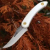 Svord Knives Svord Amerikiwi Skinner - White (3.5" 15N20 Satin) AMKIW