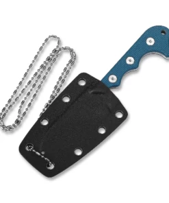 QSP Knife Neckmuk Neck Knife QS125-E, 2.875" D2 Plain Blade, Blue Linen Micarta Handle -Buck Knives Sales Screenshot 2021 01 15 QS125 D QSP KNIFE 2 97110.1610730290