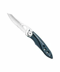 Leatherman Skeletool KBX (832383), 2.6" 420HC SS Combo Blade, Denim Blue Anodized Aluminum Handle