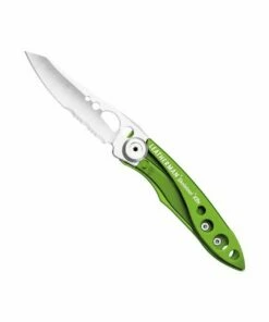 Leatherman Skeletool KBX (832384), 2.6" 420HC SS Combo Blade, Sublime Green Anodized Aluminum Handle