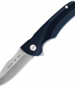 Buck Knives Buck 840 Sprint Select Linerlock BU840BLS, 3.125" 420HC Plain Blade, Blue GRN Handle