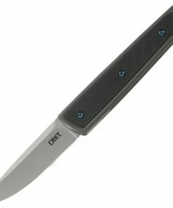 CRKT 7190 Symmetry, 2.75" 8Cr13MoV Bead Blasted Plain Blade, 2Cr13/GRN Handle