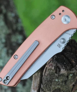 Kansept Knives Main Street K1015B5, 3.41" 154CM Stonewashed Wharncliffe Blade, Copper Handle -Buck Knives Sales T1015B5.2 95878.1624636498