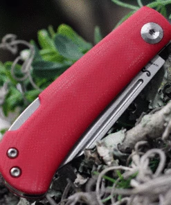 Kansept Knives Kansept Wedge Back Lock T2026B2, 2.45" 154CM Stonewashed Plain Blade, Red G-10 Handle -Buck Knives Sales T2026B2.2 50108.1621449864