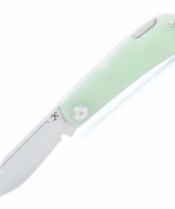 Kansept Knives Kansept Wedge Back Lock T2026B6, 2.45" 154CM Stonewashed Plain Blade, Natural G-10 Handle